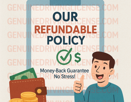 Genuine government-registered driver’s license – buy, renew, replace, or exchange foreign license – REAL ID and enhanced license options – suspended license reinstatement – authentic, legal, and verifiable Class B licenses for USA, Canada, and Europe – secure 5-day delivery from Genuinedrivinglicense.com