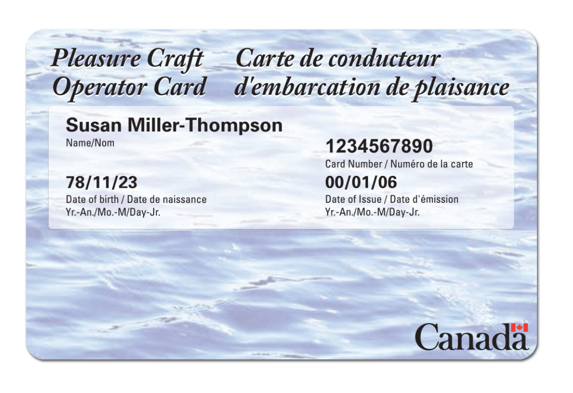 Buy Pleasure Craft License In Canada