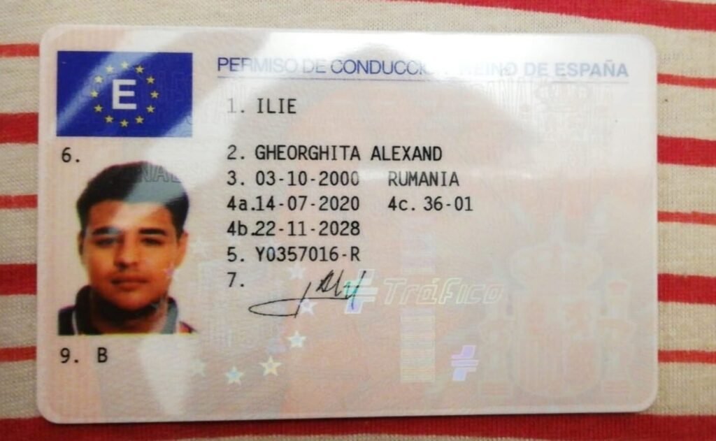 Spanish Drivers License