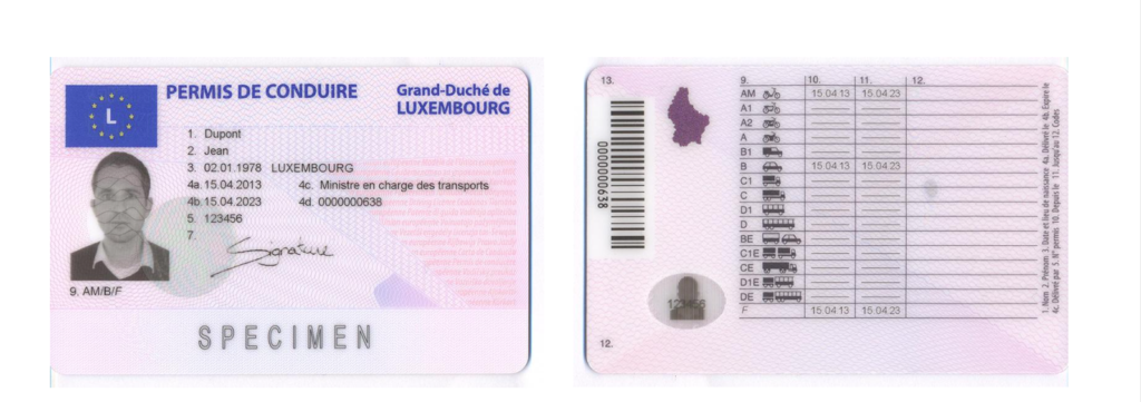 Luxemburg körkort