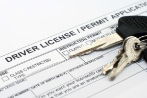 Driver license application