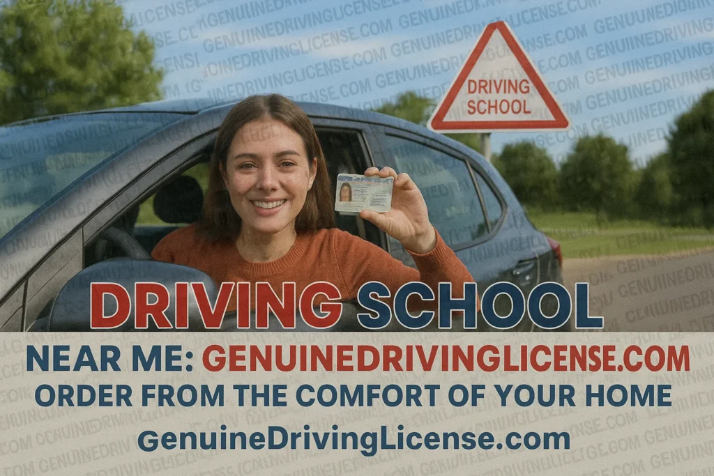 Driving School Near Me: Genuinedrivinglicense.com Order form the comfort of your home